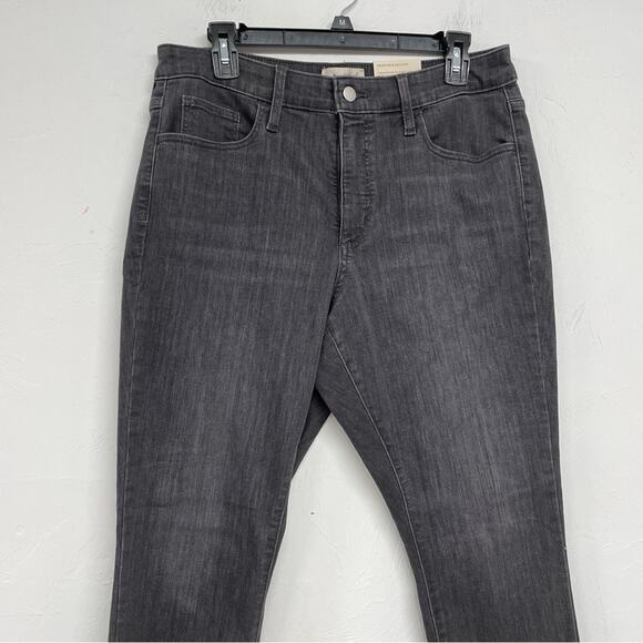 Universal Thread Grey High Rise Skinny Jeans Smooths & Sculpts Womens 12 Denim - Picture 12 of 13